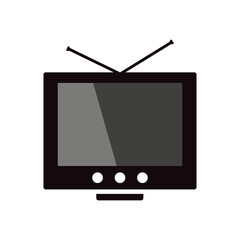 television icon design vector template