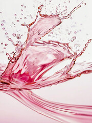 pink gold water splash 4