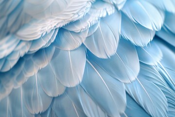 Fototapeta na wymiar Soaring Skies A Blue Bird's Wingspan Generative AI