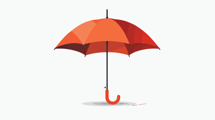 Illustration of umbrella stand flat vector 