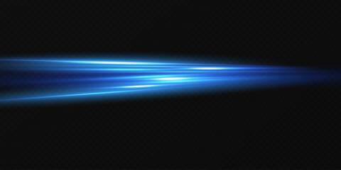 Abstract effect of movement with the speed of light. Blue spiral glow effect. Magic shiny line. Neon. Background.	