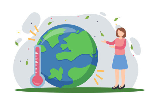 Earth Day Flat Illustration Design