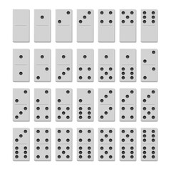 Domino. Vector illustration
