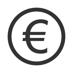 Euro sign . Money symbol . Vector illustration