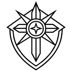 compass rose emblem