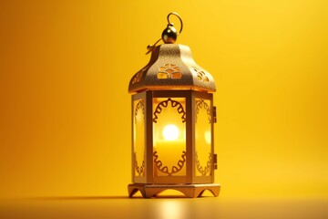 Eid mubarak and ramadan kareem greetings with islamic lantern and mosque. Eid al fitr background