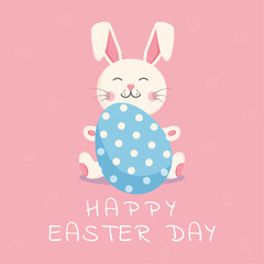 Happy Easter! Funny bunny!