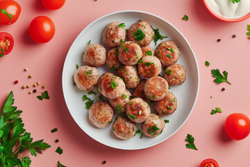 Keftedes (meatballs, often served with sauce)