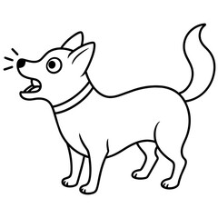 illustration of cartoon dog