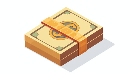 Money icon design flat vector isolated on white background