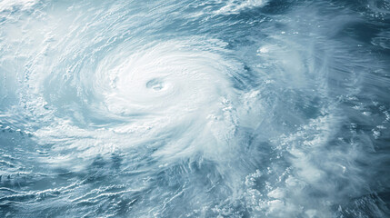 Typhoon weather background, natural disaster storm thunderstorm weather scene illustration