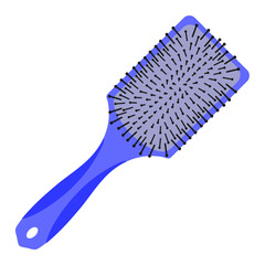 Hairbrush. Hair brush. Vector illustration