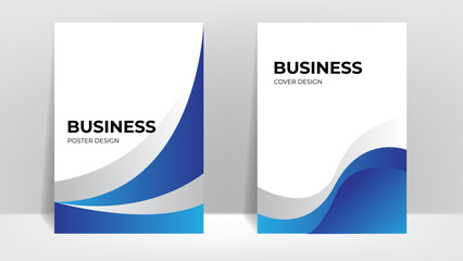 business poster design. corporate cover background. vector illustration