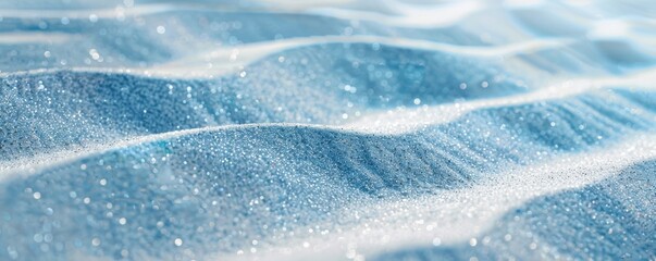 Light blue sand closeup texture