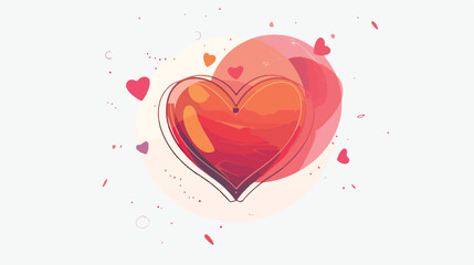 Valentines logo vector template icon illustration 
