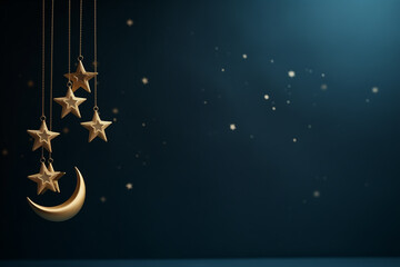 Festive greeting card for Muslim holy month Ramadan Kareem. - 774716733