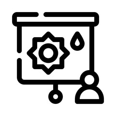 forecast analytics line icon