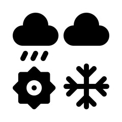 weather app glyph icon