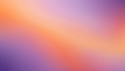 Abstract pastel purple orange blurred grainy gradient