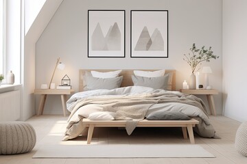 Light Serenity: Scandinavian Minimalist Bedroom Decors in Cozy Hues