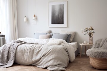 Cozy Serenity: Scandinavian Minimalist Light Bedroom Decor Ideas