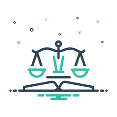 Mix icon for law