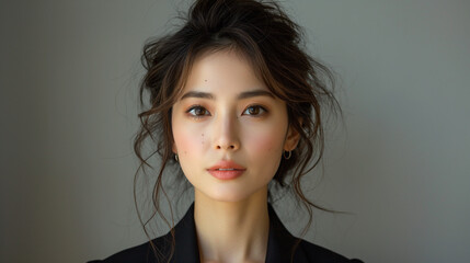 Photo beautiful Asian womens faces faces for makeup