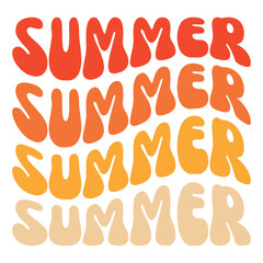 Summer SVG, Retro Summer Designs, Vintage Summer T-Shirt Designs, Summer Illustrations