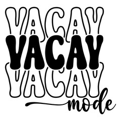 Vacay Mode SVG, Retro Summer Designs, Vintage Summer T-Shirt Designs, Summer Illustrations