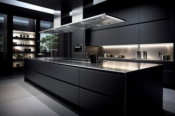 Minimalist Elegance: Futuristic Kitchen Designs Featuring High-Tech Appliances