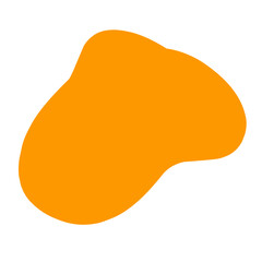 blob orange shape