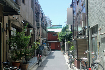 street in city of Tokyo, Japan