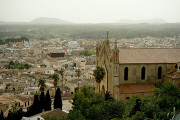 Blick auf Arta in Mallorca