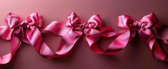 Pretty Pink Ribbons, Background HD For Designer