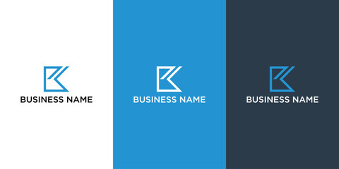 Versatile letter K emblem, suitable for print and digital media - obrazy, fototapety, plakaty