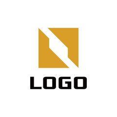 Modern logo with an abstract and simple design for brand identity