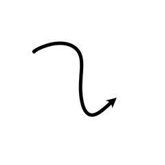 Black Arrow Illustration