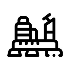 cleaning machine line icon