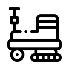 sweeper line icon