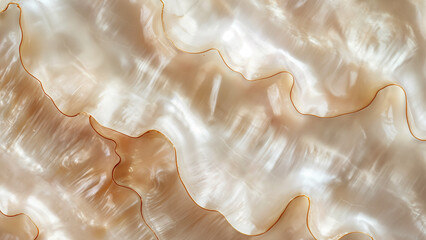 Texture of shimmering pearl shell. Natural nacre, abstract pearlescent background. - obrazy, fototapety, plakaty