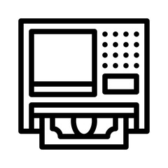 atm line icon