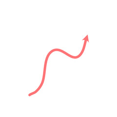 Pink Arrow Illustration
