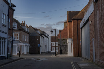 Fototapeta na wymiar Chichester, West Sussex, Building and streets