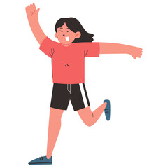 Happy People Character Illustration