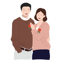 Fototapeta premium 부부