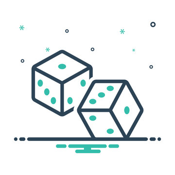 recommend clip art: Mix icon for dice