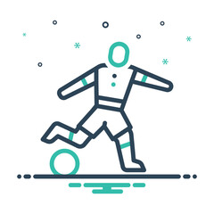 Mix icon for ball game