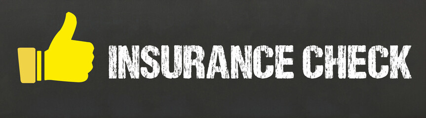 Insurance Check - obrazy, fototapety, plakaty