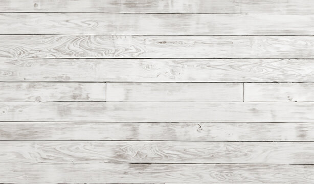 Whitewashed Wood Plank Texture - The soft, whitewashed texture of wood planks creates a light, airy and modern feel