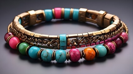 bracelets in multiple colors for women